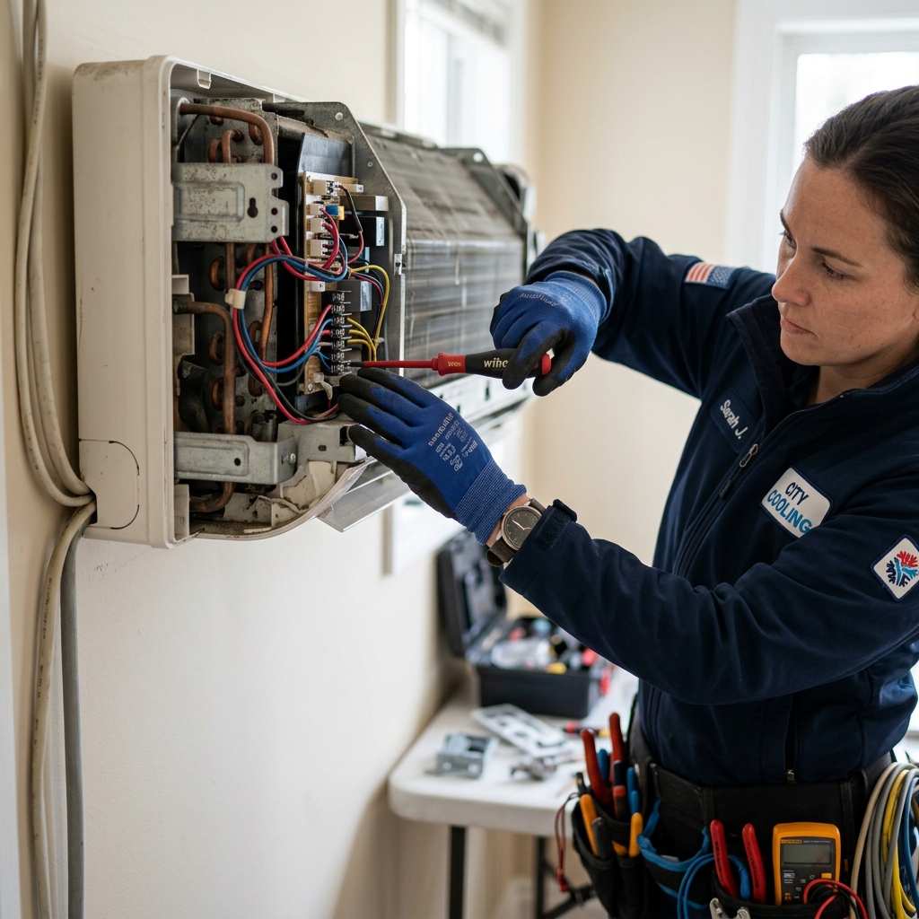 ¿Cómo reparar un aire acondicionado?